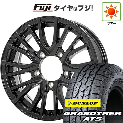 【新品】ジムニーシエラ/ジムニーノマド 夏タイヤ ホイール4本セット 225/70R16 ダンロップ グラントレック AT5 ショウワガレージ SR432 6J 16インチ(送料無料)｜フジコーポレーション