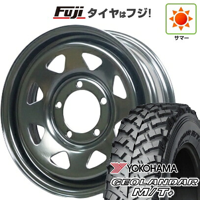 【新品】ジムニー 夏タイヤ ホイール4本セット 195R16C 104/102Q ヨコハマ ジオランダー M/T+ G001J コーリン オールドカントリー SS8 5.5J 16インチ(送料無料)｜フジコーポレーション