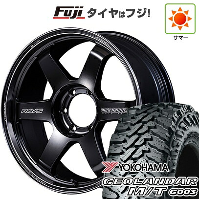 【新品】ランクル300 夏タイヤ ホイール4本セット 275/55R20 ヨコハマ ジオランダー M/T G003 RAYS レイズ ボルクレーシング TE37ULTRA ラージPCD Black Shadow 9J 20インチ(送料無料)