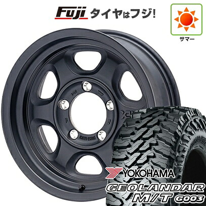 【新品】ジムニー 夏タイヤ ホイール4本セット 175/80R16 ヨコハマ ジオランダー M/T G003 ショウワガレージ ゼノ 5.5J 16インチ(送料無料)｜フジコーポレーション