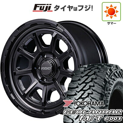 【新品】プラド/ハイラックス 夏タイヤ ホイール4本セット 265/65R17 ヨコハマ ジオランダー M/T G003 RAYS レイズ グラムライツ 57GR-X HD 8.5J 17インチ(送料無料)｜フジコーポレーション