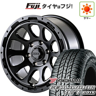 【新品】プラド/ハイラックス 夏タイヤ ホイール4本セット 285/70R17 ヨコハマ ジオランダー A/T G015 OWL/RBL モーターファーム ファームD10 8J 17インチ(送料無料)｜フジコーポレーション