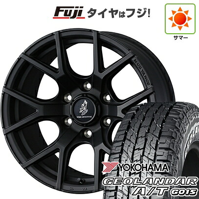 【新品】ハイエース200系 夏タイヤ ホイール4本セット 215/65R16 109/107S ヨコハマ ジオランダー A/T G015 WL/RBL WEDS ウェッズアドベンチャー マッドヴァンス SD 6.5J 16インチ(送料無料)｜フジコーポレーション