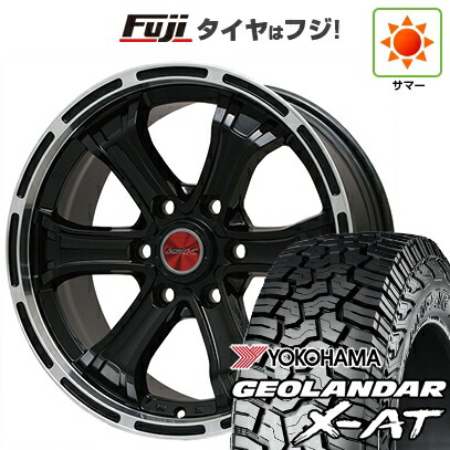 【新品】ランクル250 夏タイヤ ホイール4本セット 265/70R18 116 T ヨコハマ ジオランダー X-AT G016 RBL ビッグウエイ B-MUD K(グロスブラックリムポリッシュ)トヨタ 8J 18インチ(送料無料) 111,800円