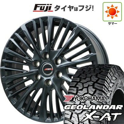 【新品】ランクル250 夏タイヤ ホイール4本セット 265/70R18 116 T ヨコハマ ジオランダー X-AT G016 RBL プレミックス MER-X(平座ナット) 7.5J 18インチ(送料無料)｜フジコーポレーション
