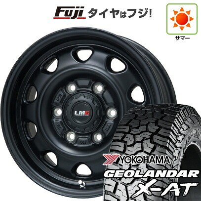 【新品】ランクル250 夏タイヤ ホイール4本セット 265/70R18 116 T ヨコハマ ジオランダー X-AT G016 RBL レアマイスター LMG OFF-STYLE(マットブラック) トヨタ車専用 7.5J 18インチ(送料無料)|フジコーポレーション