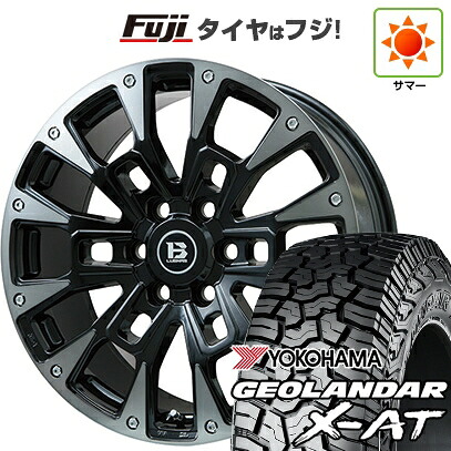 【新品】ランクル300 夏タイヤ ホイール4本セット 285/55R20 116 T XL ヨコハマ ジオランダー X-AT G016 RBL ビッグウエイ B-LUGNAS BRD(ブラックポリッシュ/ブラッククリア)トヨタ用 8.5J 20インチ(送料無料)｜フジコーポレーション