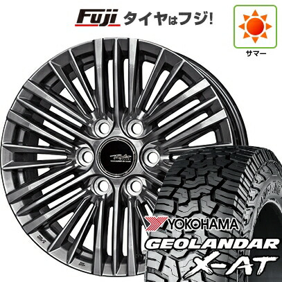 【新品】ランクル250 夏タイヤ ホイール4本セット 265/70R18 116 T ヨコハマ ジオランダー X-AT G016 RBL 共豊 テイラー TL-1 トヨタ･レクサス専用 8J 18インチ(送料無料)