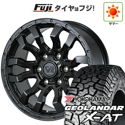 【新品】ランクル250 夏タイヤ ホイール4本セット 265/70R18 116 T ヨコハマ ジオランダー X-AT G016 RBL トピー ヴァブロ RR-01 トヨタ・レクサス車専用 7.5J 18インチ(送料無料)