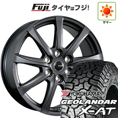 【新品】ランクル250 夏タイヤ ホイール4本セット 265/60R20 112 H ヨコハマ ジオランダー X-AT G016 RBL TWS ハンナ TL9 トヨタ･レクサス専用 8J 20インチ(送料無料)｜フジコーポレーション