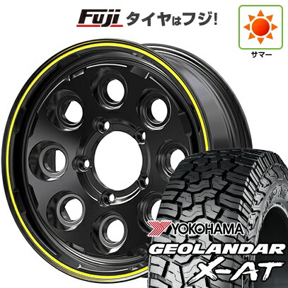 【新品】ジムニーシエラ/ジムニーノマド 夏タイヤ ホイール4本セット 215/70R16 ヨコハマ ジオランダー X-AT G016 RBL 共豊 PPX ミルエイト 5.5J 16インチ(送料無料)