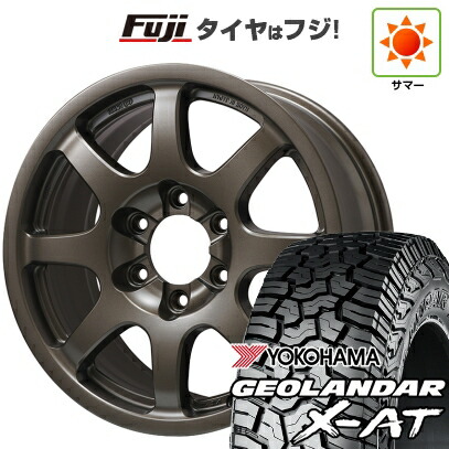 【新品】ランクル250 夏タイヤ ホイール4本セット 265/70R18 116 T ヨコハマ ジオランダー X-AT G016 RBL ENKEI エンケイ ALLROAD PDT1 フジオリジナルカラー 8.5J 18インチ(送料無料)|フジコーポレーション