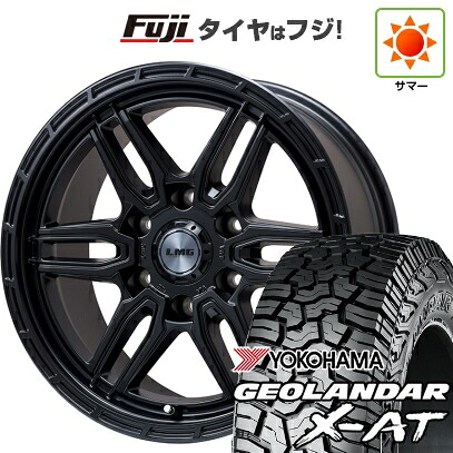 【新品】プラド/ハイラックス 夏タイヤ ホイール4本セット 265/70R17 121/118 Q ヨコハマ ジオランダー X-AT G016 RBL レアマイスター LMG ベレッタ(マットブラック) 8J 17インチ(送料無料)|フジコーポレーション