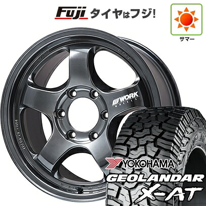 【新品】ランクル250 夏タイヤ ホイール4本セット 265/70R18 116 T ヨコハマ ジオランダー X-AT G016 RBL WORK ワーク マイスター S1 1P SUV フジオリジナルカラー 8.5J 18インチ(送料無料)