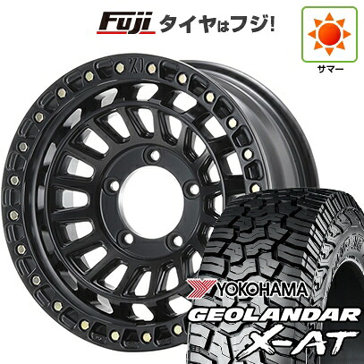 【新品】ジムニーシエラ/ジムニーノマド 夏タイヤ ホイール4本セット 215/70R16 ヨコハマ ジオランダー X-AT G016 RBL MLJ エクストリームJ XJ08 6J 16インチ(送料無料)｜フジコーポレーション 103,650円