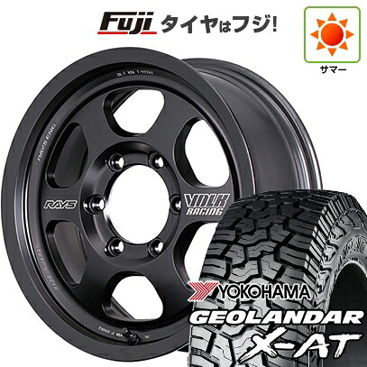 【新品】プラド/ハイラックス 夏タイヤ ホイール4本セット 265/65R17 120/117 Q ヨコハマ ジオランダー X-AT G016 RBL RAYS レイズ ボルクレーシング TE37XT Black Shadow LTD. 8.5J 17インチ(送料無料)|フジコーポレーション