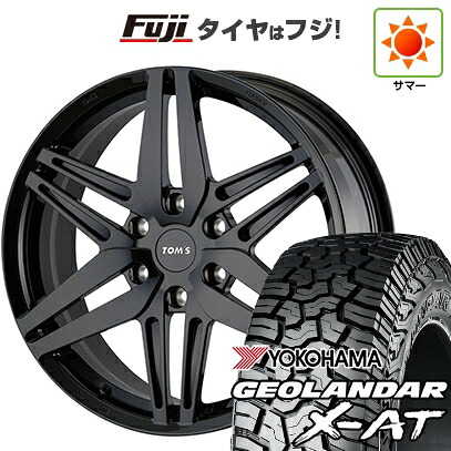 【新品】ランクル250 夏タイヤ ホイール4本セット 265/60R20 112 H ヨコハマ ジオランダー X-AT G016 RBL TOMS トムス(トヨタ車専用) TWF08 8.5J 20インチ(送料無料)｜フジコーポレーション