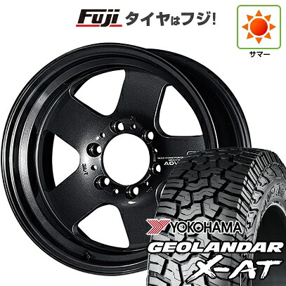 【新品】プラド/ハイラックス 夏タイヤ ホイール4本セット 265/70R17 121/118 Q ヨコハマ ジオランダー X-AT G016 RBL ヨコハマ アドバンレーシング GT ヘビーデューティー 8.5J 17インチ(送料無料)
