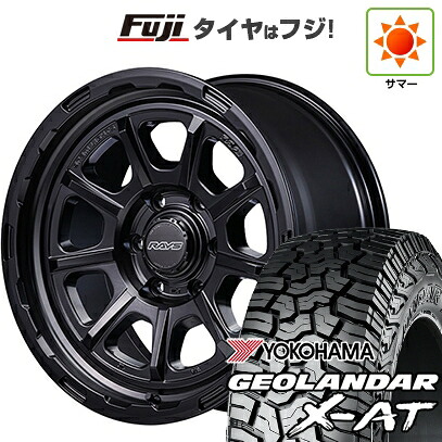 【新品】プラド/ハイラックス 夏タイヤ ホイール4本セット 35X12.5R17 ヨコハマ ジオランダー X-AT G016 RBL RAYS レイズ グラムライツ 57GR-X HD 8.5J 17インチ(送料無料)