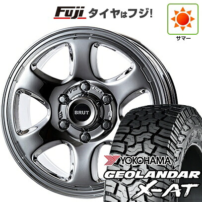 【新品】ランクル250 夏タイヤ ホイール4本セット 265/70R17 115 T ヨコハマ ジオランダー X-AT G016 RBL トライスター BRUT BR-44 7.5J 17インチ(送料無料)
