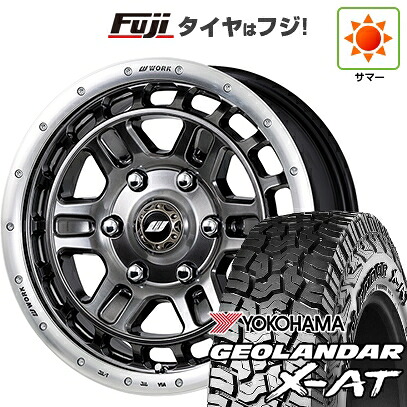 【新品】ハイエース200系 夏タイヤ ホイール4本セット 215/65R16 109/107Q ヨコハマ ジオランダー X-AT G016 OWL WORK ワーク クラッグ ティーグラビックII【限定】 6.5J 16インチ(送料無料)