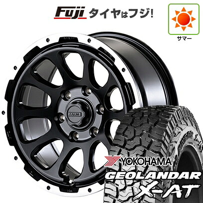 【新品】ハイエース200系 夏タイヤ ホイール4本セット 215/65R16 109/107Q ヨコハマ ジオランダー X-AT G016 OWL モーターファーム ファームD10 7J 16インチ(送料無料)｜フジコーポレーション