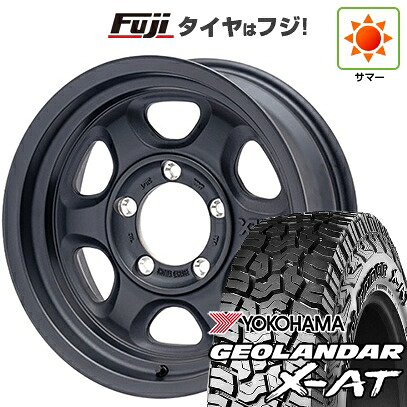 【新品】ジムニー 夏タイヤ ホイール4本セット 195R16C 104/102Q ヨコハマ ジオランダー X-AT G016 OWL ショウワガレージ ゼノ 5.5J 16インチ(送料無料)