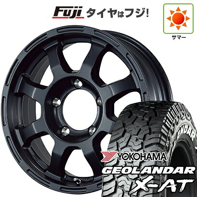 【新品】ジムニー 夏タイヤ ホイール4本セット 185/85R16 ヨコハマ ジオランダー X-AT G016 WL TWS グランヴァード Elan 5.5J 16インチ(送料無料)|フジコーポレーション