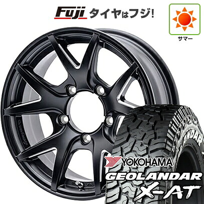 【新品】ジムニー 夏タイヤ ホイール4本セット 185/85R16 ヨコハマ ジオランダー X-AT G016 WL ショウワガレージ インスパイア テン 5.5J 16インチ(送料無料)