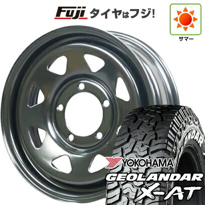 【新品】ジムニー 夏タイヤ ホイール4本セット 185/85R16 ヨコハマ ジオランダー X-AT G016 WL コーリン オールドカントリー SS8 5.5J 16インチ(送料無料)