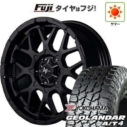 【新品】キャラバン 夏タイヤ ホイール4本セット 215/65R16 109/107S ヨコハマ ジオランダー A/T4 G018 WL/RBL MID WHEELS NITRO POWER M28 バレット 6.5J 16インチ(送料無料)