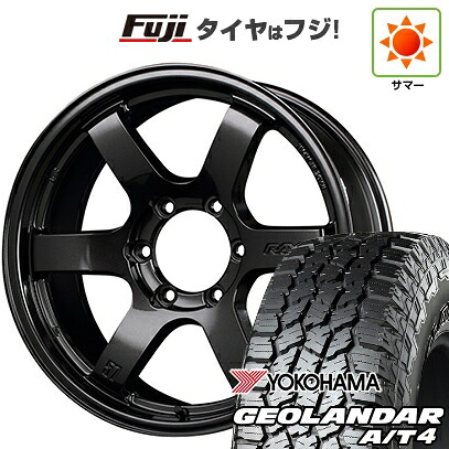 【新品】ランクル250 夏タイヤ ホイール4本セット 275/70R18 116 T ヨコハマ ジオランダー A/T4 G018 OWL/RBL RAYS レイズ グラムライツ 57DR-X 8.5J 18インチ(送料無料)