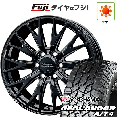 【新品】ランクル250 夏タイヤ ホイール4本セット 275/70R18 116 T ヨコハマ ジオランダー A/T4 G018 OWL/RBL ホットスタッフ シュティッヒ レグザスフォージド FS-02 トヨタ･レクサス用 8J 18インチ(送料無料)