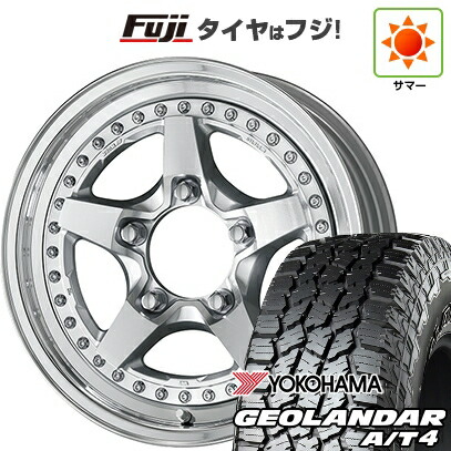 【新品】ジムニー 夏タイヤ ホイール4本セット 215/85R16 ヨコハマ ジオランダー A/T4 G018 RBL WORK ワーク クラッグ ガルバトレ 2 カットクリア【限定】 5.5J 16インチ(送料無料)