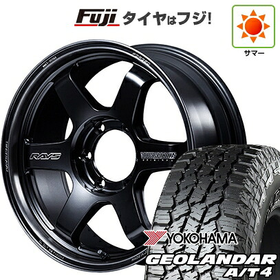 【新品】ランクル300 夏タイヤ ホイール4本セット 285/65R18 ヨコハマ ジオランダー A/T4 G018 RBL RAYS レイズ ボルクレーシング TE37ULTRA ラージPCD Black Shadow 9J 18インチ(送料無料)