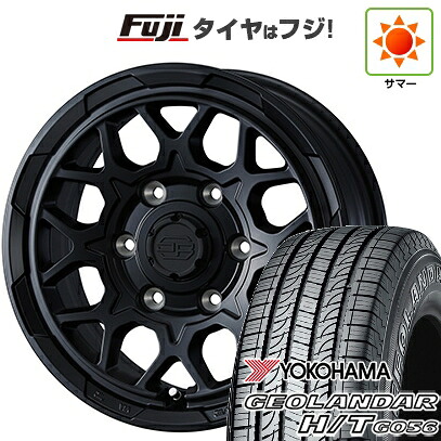 【新品】ハイエース200系 夏タイヤ ホイール4本セット 195/80R15 107/105L ヨコハマ ジオランダー H/T G056 WL/RBL WEDS ウェッズアドベンチャー スタットベルク2 6J 15インチ(送料無料)