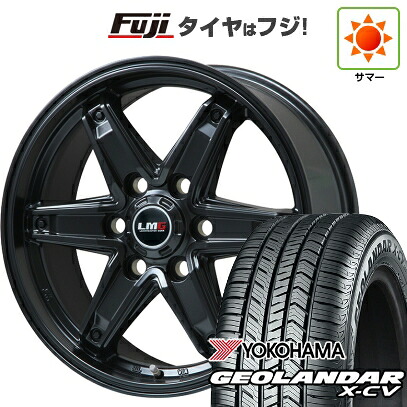 【新品】ランクル250 夏タイヤ ホイール4本セット 265/70R18 ヨコハマ ジオランダー X-CV G057 レアマイスター LMG エトナ(マットブラック) トヨタ・レクサス車専用 7.5J 18インチ(送料無料)|フジコーポレーション