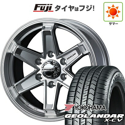 【新品】ランクル250 夏タイヤ ホイール4本セット 265/70R18 ヨコハマ ジオランダー X-CV G057 WEDS ウェッズアドベンチャー キーラータクティクス ハイパーシルバー トヨタ車用 7.5J 18インチ(送料無料)|フジコーポレーション