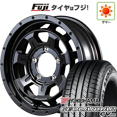 【新品】ジムニーシエラ/ジムニーノマド 夏タイヤ ホイール4本セット 225/70R16 ヨコハマ ジオランダー CV G058 MID WHEELS NITRO POWER M7 ファランクス 6J 16インチ(送料無料)｜フジコーポレーション