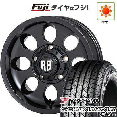 【新品】ジムニーシエラ/ジムニーノマド 夏タイヤ ホイール4本セット 195/80R15 ヨコハマ ジオランダー CV G058 ショウワガレージ R-8 6J 15インチ(送料無料)