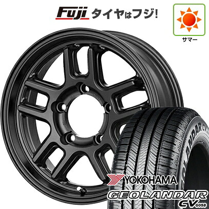 【新品】ジムニー 夏タイヤ ホイール4本セット 175/80R16 ヨコハマ ジオランダー CV G058 テクノピア マッドクリフ EVO 5.5J 16インチ(送料無料)｜フジコーポレーション
