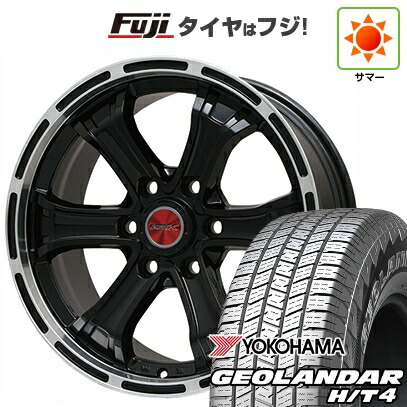 【新品】ランクル250/ランクル300 夏タイヤ ホイール4本セット 265/65R18 ヨコハマ ジオランダー H/T4 G062 ビッグウエイ B-MUD K(グロスブラックリムポリッシュ)トヨタ 8J 18インチ(送料無料)