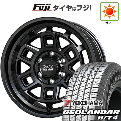 【新品】プラド/ハイラックス 夏タイヤ ホイール4本セット 265/65R17 ヨコハマ ジオランダー H/T4 G062 ホットスタッフ マッドクロス アイヴァー 8J 17インチ(送料無料)
