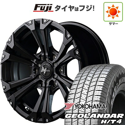 【新品】プラド/ハイラックス 夏タイヤ ホイール4本セット 265/70R17 ヨコハマ ジオランダー H/T4 G062 MID WHEELS NITRO POWER ジャベリン 8J 17インチ(送料無料)｜フジコーポレーション