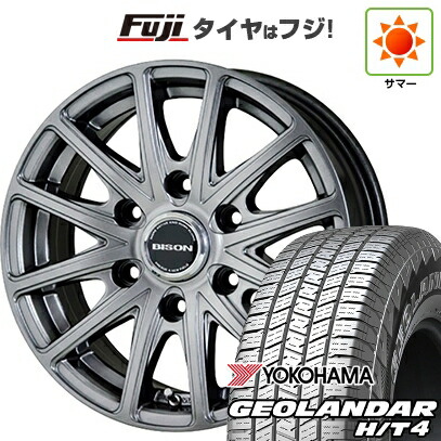【新品】プラド/ハイラックス 夏タイヤ ホイール4本セット 265/65R17 ヨコハマ ジオランダー H/T4 G062 ホットスタッフ バイソン BN-01 7.5J 17インチ(送料無料)