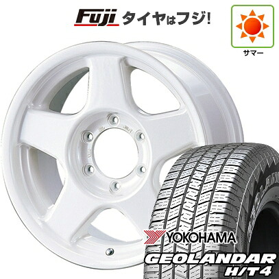 【新品】プラド/ハイラックス 夏タイヤ ホイール4本セット 265/70R17 ヨコハマ ジオランダー H/T4 G062 フォーバイフォーエンジニア ブラッドレー V 8J 17インチ(送料無料)|フジコーポレーション