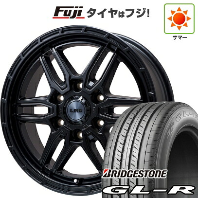 【新品】ハイエース200系 夏タイヤ ホイール4本セット 215/60R17 109/107R ブリヂストン GL-R レアマイスター LMG ベレッタ(マットブラック) 6.5J 17インチ(送料無料)｜フジコーポレーション