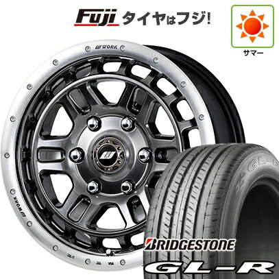 【新品】ハイエース200系 夏タイヤ ホイール4本セット 215/65R16 109/107R ブリヂストン GL-R WORK ワーク クラッグ ティーグラビックII【限定】 6.5J 16インチ(送料無料)