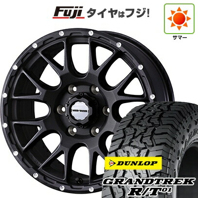 【新品】プラド/ハイラックス 夏タイヤ ホイール4本セット 35X12.5R17 ダンロップ グラントレック R/T01 RBL WEDS ウェッズアドベンチャー マッドヴァンス 08 8.5J 17インチ(送料無料)