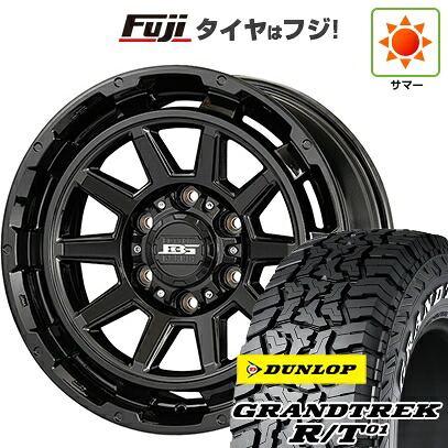 【新品】プラド/ハイラックス 夏タイヤ ホイール4本セット 265/70R17 ダンロップ グラントレック R/T01 RWL/RBL コーセイ ボトムガルシア ディグレ 8J 17インチ(送料無料)|フジコーポレーション